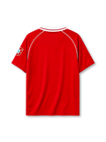 SL Benfica 1994-95 red home retro football jersey with Parmalat sponsor