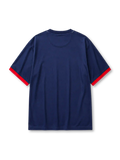 Paris Saint-Germain 2013-14 navy home retro football jersey with Fly Emirates sponsor