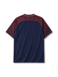 Paris Saint-Germain 2017-18 navy home retro football jersey with Fly Emirates sponsor