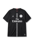 Paris Saint-Germain 2018-19 black third retro football jersey Jordan Fly Emirates