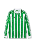 Real Betis 1995-97 green white home long-sleeve retro football jersey