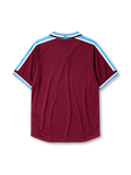 West Ham United 1999-01 claret home retro football jersey with Dr Martens sponsor