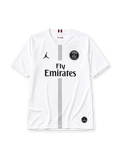 Paris Saint-Germain 2018-19 white away retro football jersey Jordan Fly Emirates