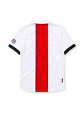 Paris Saint-Germain 1998-99 white away retro football jersey with Opel sponsor