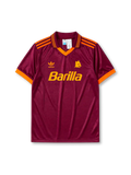AS Roma 1992-94 maroon home retro football jersey with Barilla sponsor