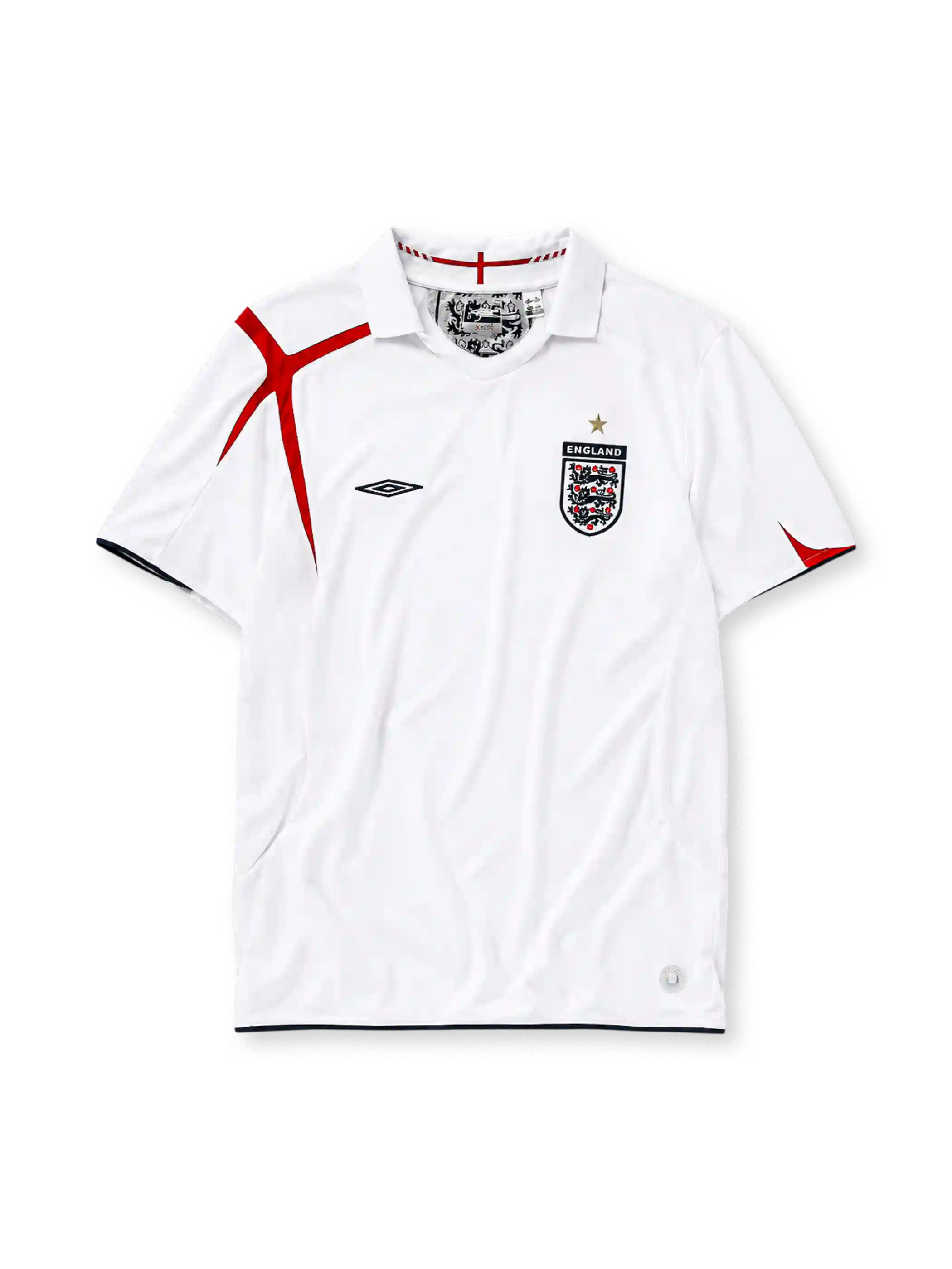 England 2006 white home retro football jersey World Cup Umbro