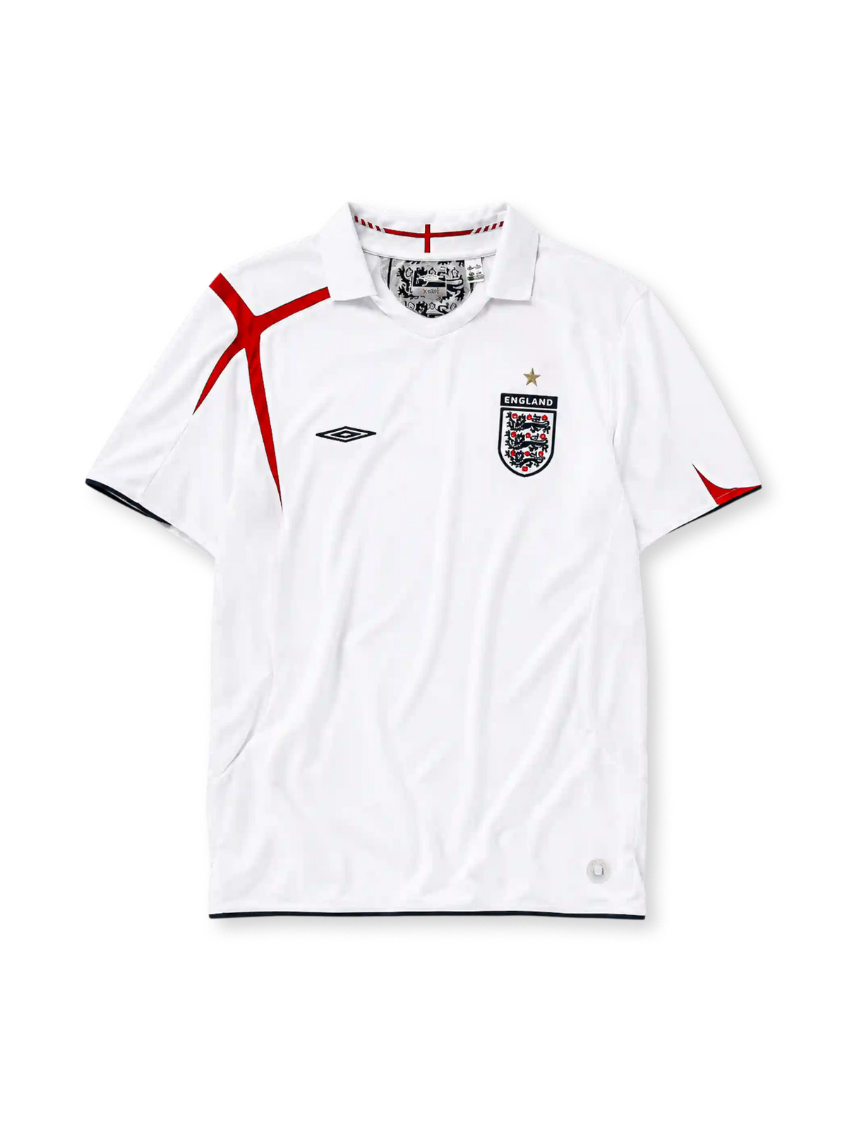 England 2006 white home retro football jersey World Cup Umbro