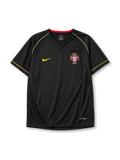 Portugal 2006 black away retro football jersey World Cup Nike
