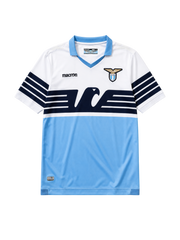 SS Lazio 2014-15 white sky blue home retro football jersey