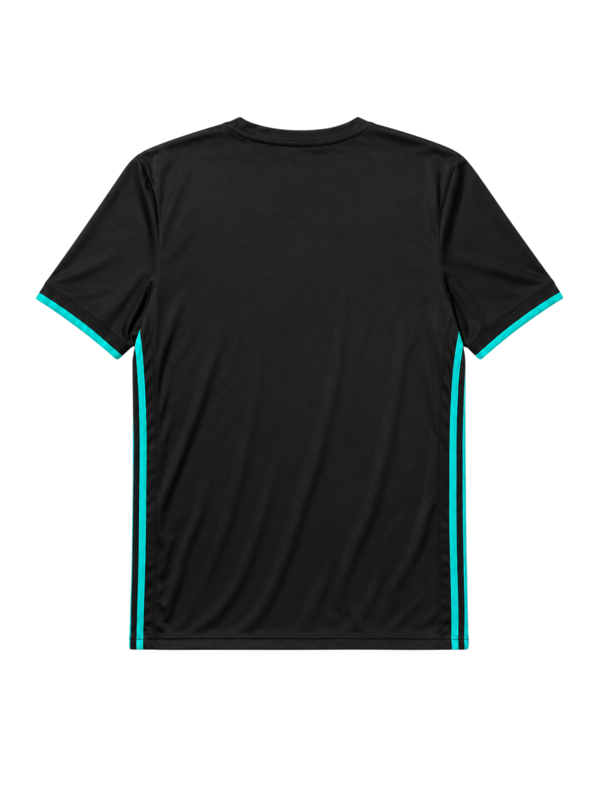 Real Madrid 2017-18 black away retro football jersey with Fly Emirates sponsor