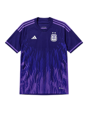 Argentina 2022 purple away retro football jersey World Cup adidas