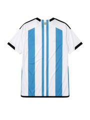 Argentina 2022 white sky blue home retro football jersey World Cup adidas