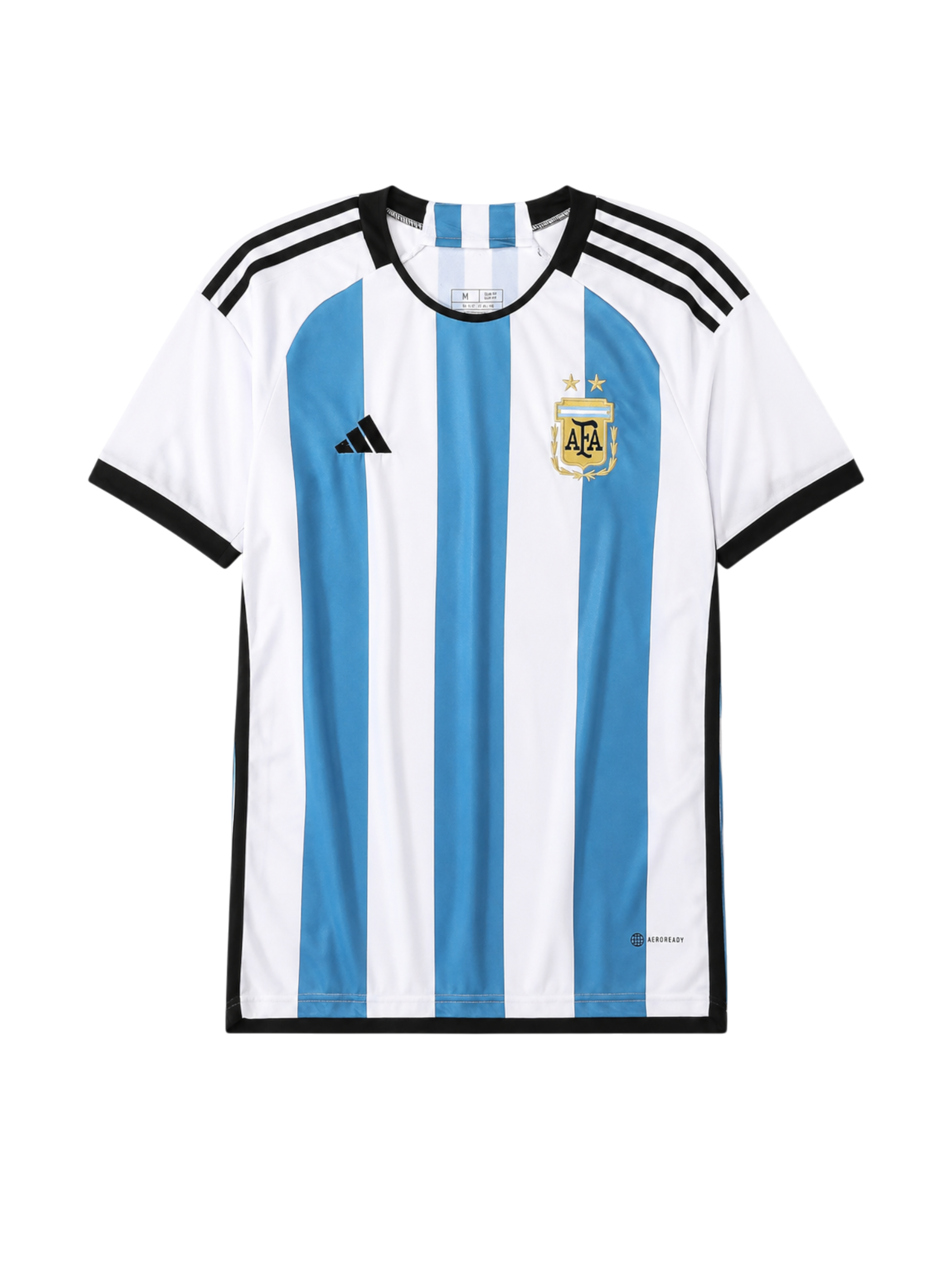 Argentina 2022 white sky blue home retro football jersey World Cup adidas