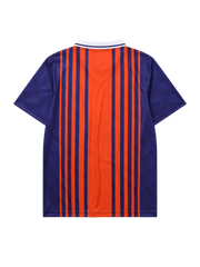 Paris Saint-Germain 1993-94 orange navy home retro football jersey with Commodore Tourtel sponsors
