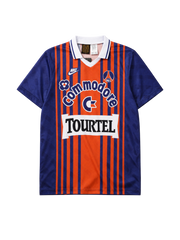 Paris Saint-Germain 1993-94 orange navy home retro football jersey with Commodore Tourtel sponsors
