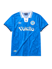 SSC Napoli 1993-94 azure home retro football jersey with Voiello sponsor