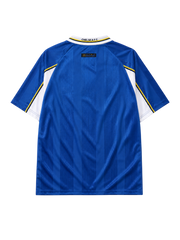 Chelsea 1997-99 blue home retro football jersey with Autoglass sponsor