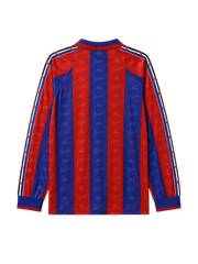 Barcelona 1995-97 blue red home long-sleeve retro football jersey Kappa
