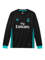 Real Madrid 2017-18 Away Long-Sleeve Jersey