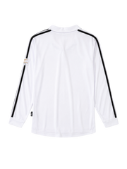 Real Madrid 2002-03 white home long-sleeve retro football jersey centenary