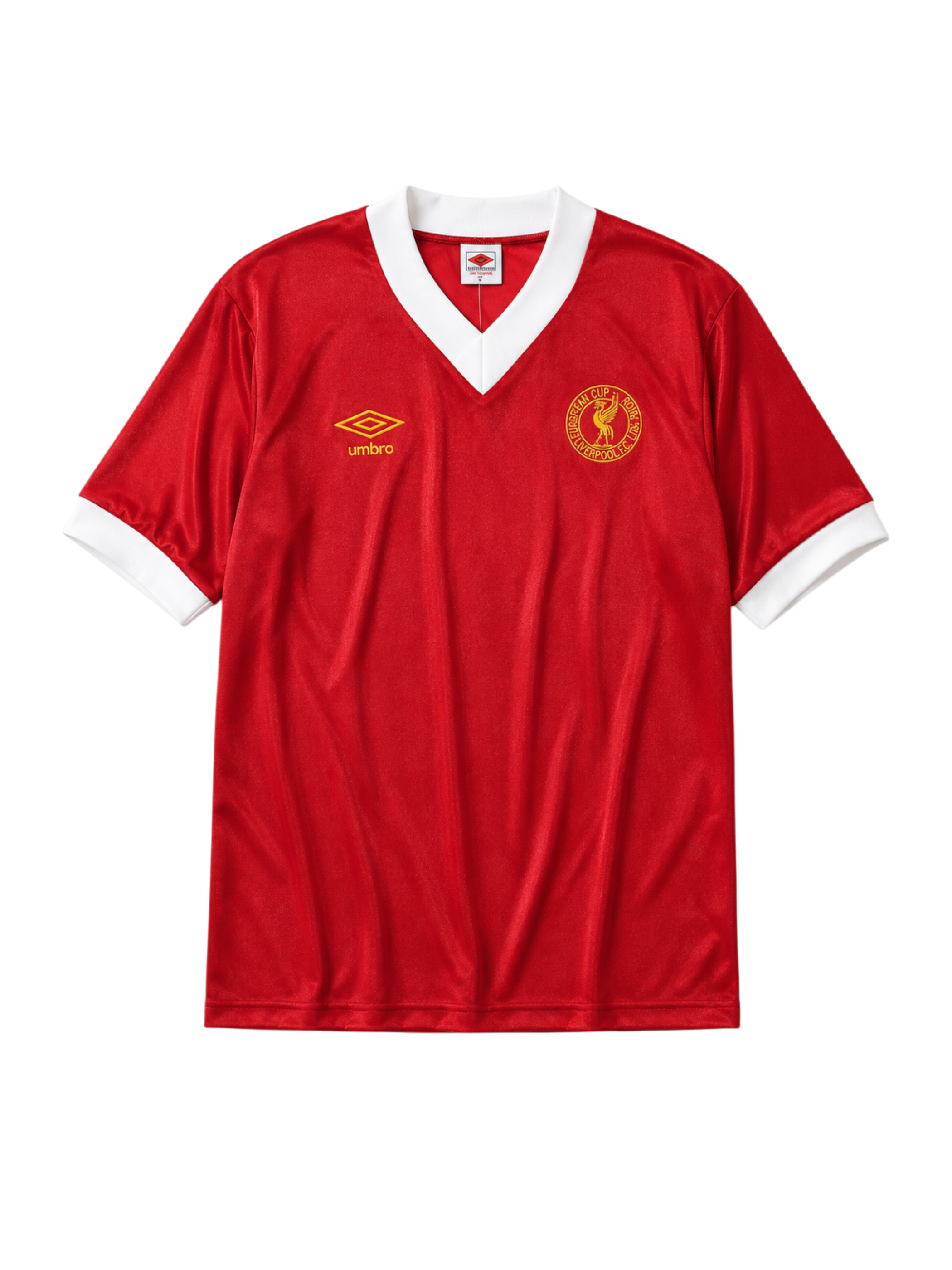 Liverpool 1976-77 red home retro football jersey European Cup final