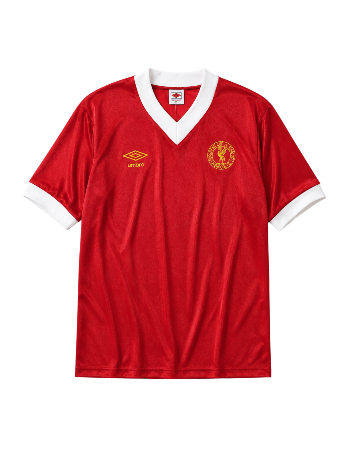 Liverpool 1976-77 red home retro football jersey European Cup final