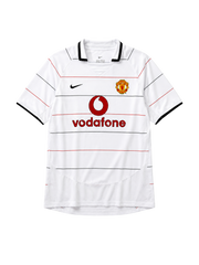 Manchester United 2003/05 away football jersey by Nike with Vodafone sponsor logo