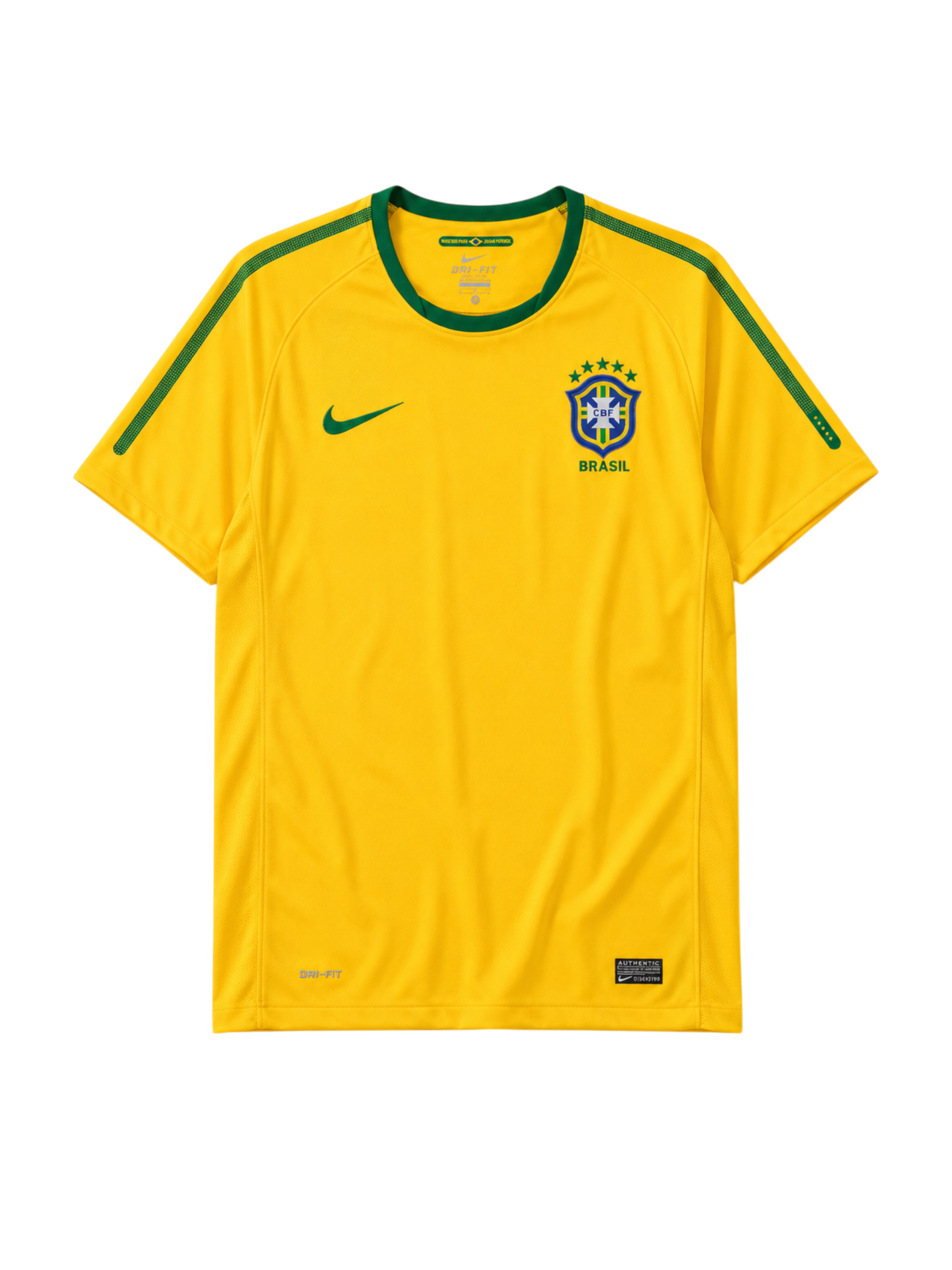 Brazil 2010 home football jersey by Nike from the World Cup kit era