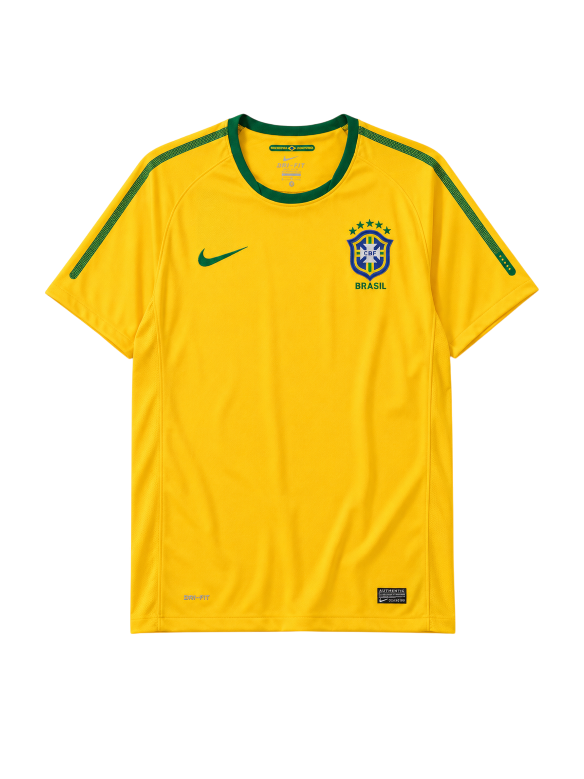 Brazil 2010 home football jersey by Nike from the World Cup kit era