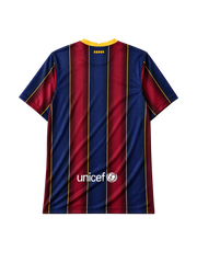 Barcelona 2020/21 home football jersey by Nike with Rakuten sponsor logo