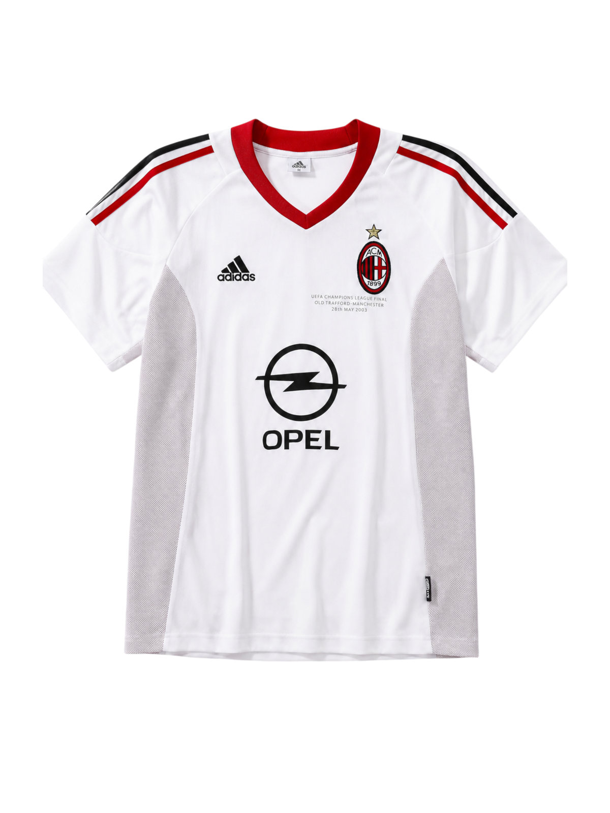 AC Milan 2002/03 away football jersey by Adidas with 2003 Champions League Final crest