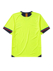 Barcelona 2005/06 away football jersey by Nike in neon yellow