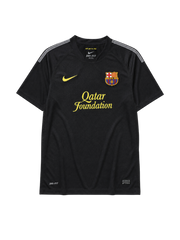 Barcelona 2011/12 away football jersey by Nike with Qatar Foundation sponsor logo