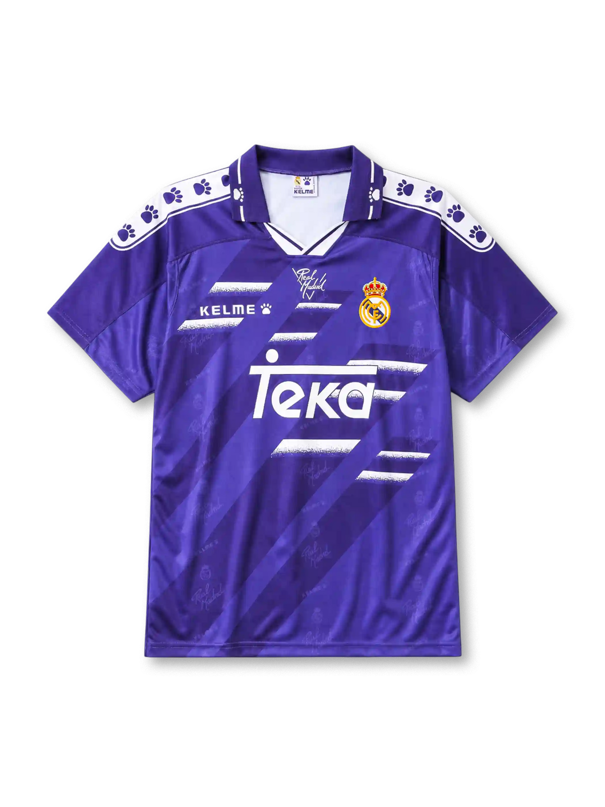 Real Madrid 1994/96 away football jersey by Kelme with Teka sponsor logo