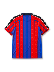 Barcelona 1997/98 home football jersey by Kappa with blaugrana stripes