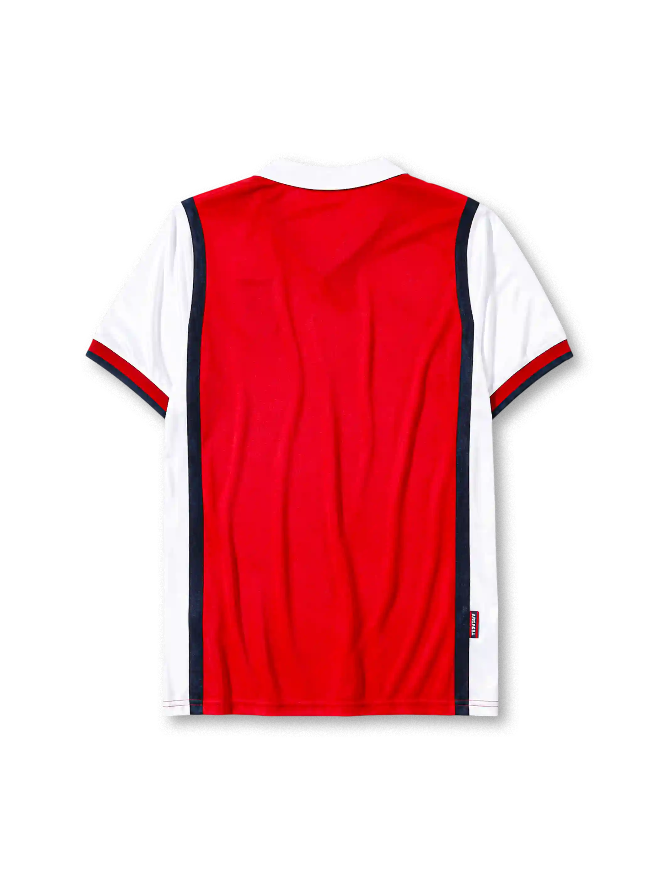 Arsenal 1998/99 home football jersey by Nike with JVC sponsor logo