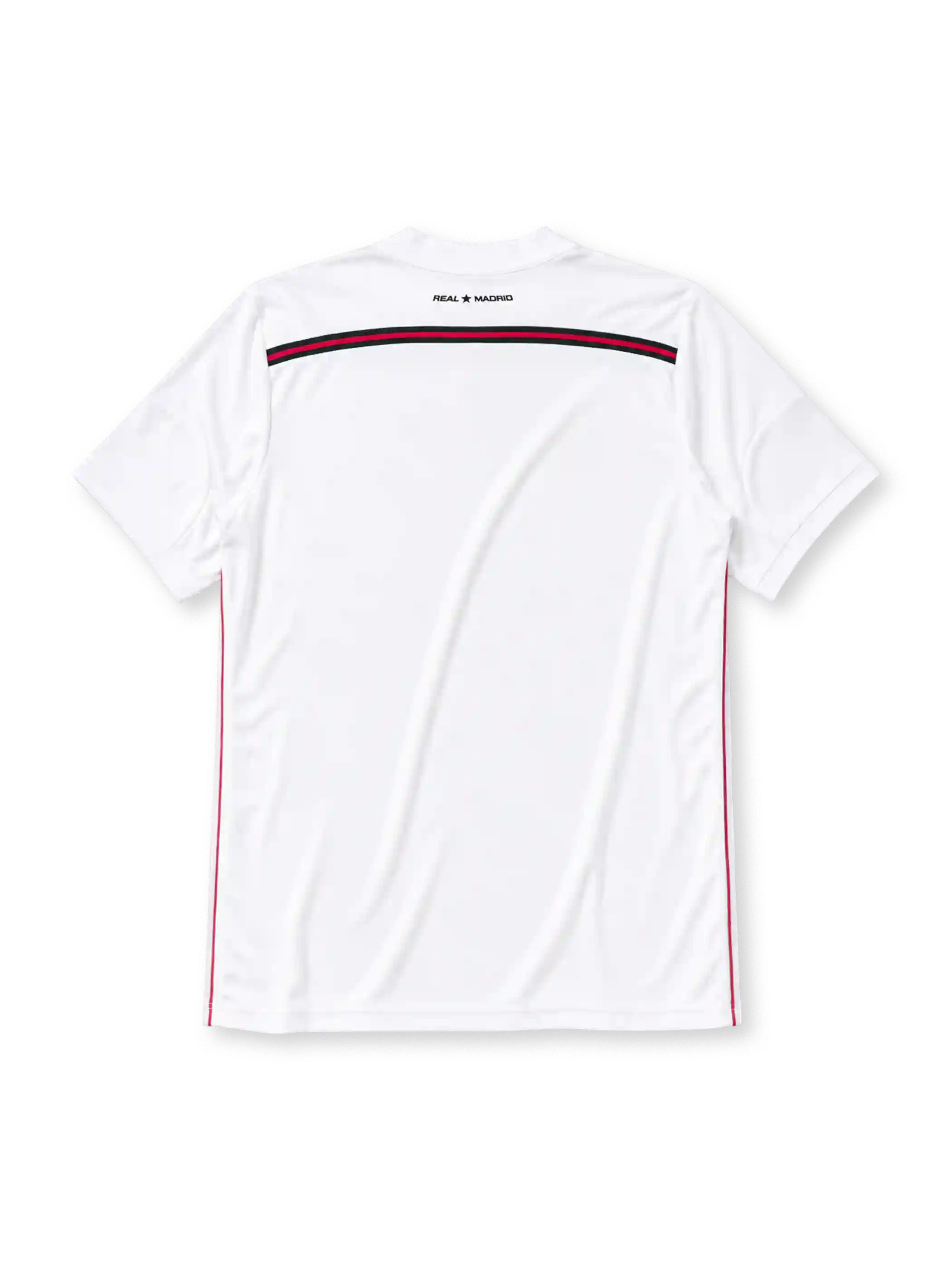 Real Madrid 2014/15 home football jersey by Adidas with Fly Emirates sponsor logo