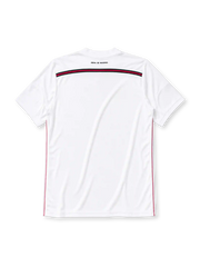 Real Madrid 2014/15 home football jersey by Adidas with Fly Emirates sponsor logo