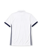 Real Madrid 2016/17 home football jersey by Adidas with Fly Emirates sponsor logo