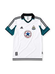 Newcastle United 1999/00 away football jersey by Adidas with Newcastle Brown Ale sponsor logo