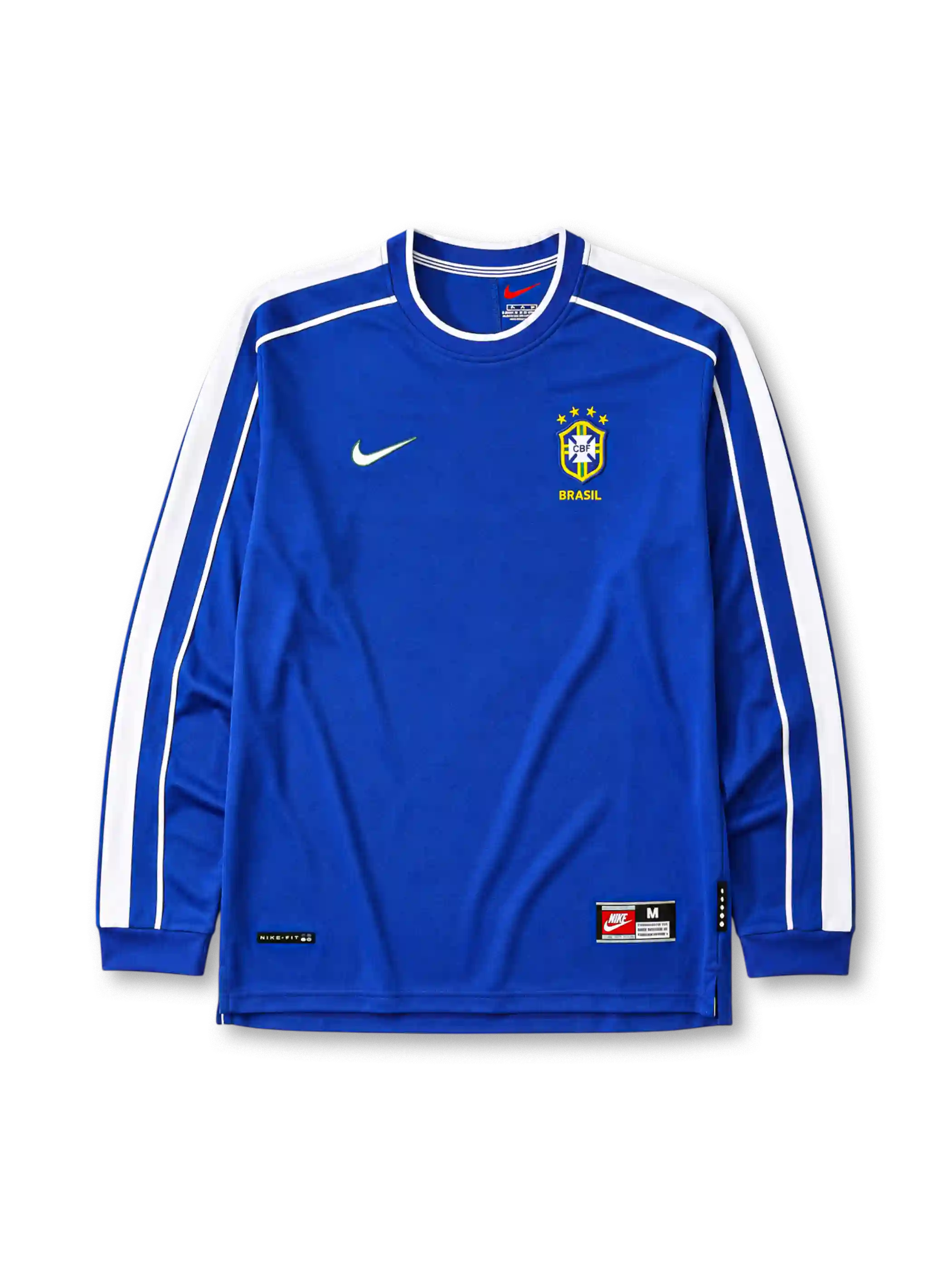 Brazil 1998 away football jersey by Nike from the World Cup kit era