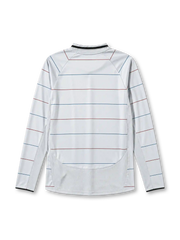 Barcelona 2003/04 away football jersey by Nike in white with thin stripes