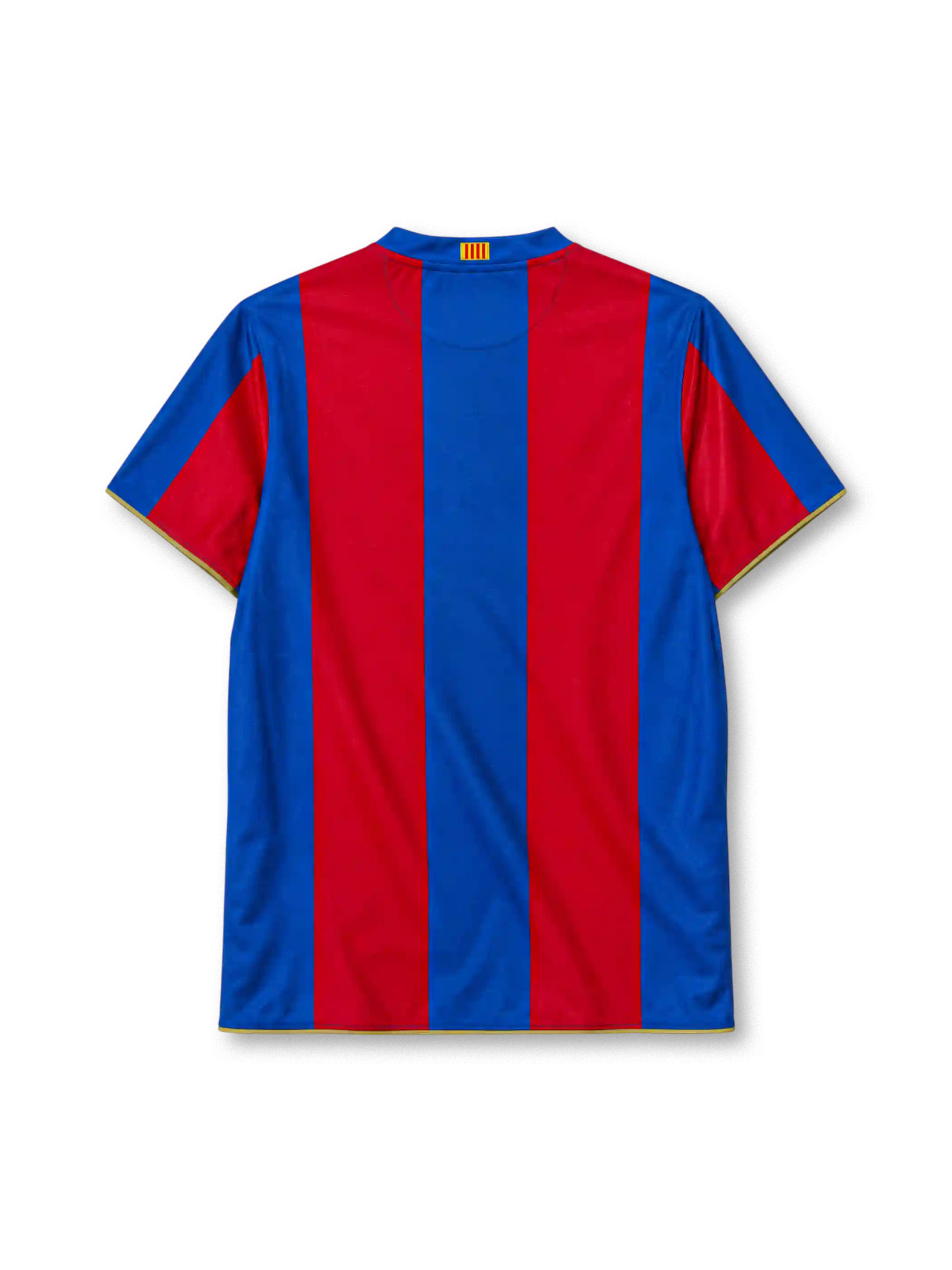 Barcelona 2007/08 home football jersey by Nike with Camp Nou 50th anniversary crest and UNICEF logo