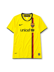 Barcelona 2008/09 away football jersey by Nike with UNICEF sponsor logo