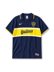 Boca Juniors 1996/97 home football jersey by Nike with Quilmes sponsor logo