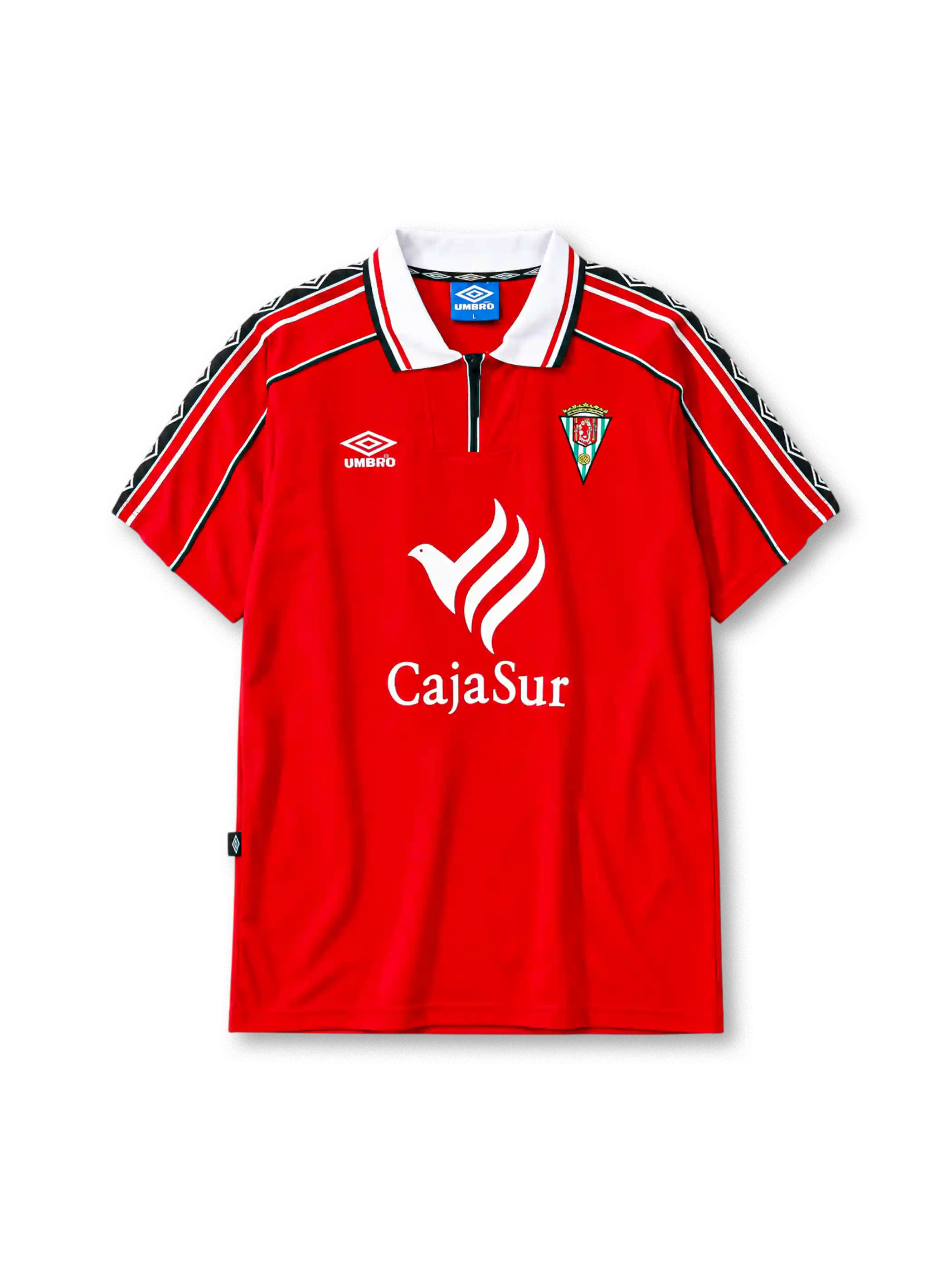 Córdoba CF 1998/99 home football jersey by Umbro with CajaSur sponsor logo