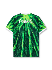 Verdy Kawasaki 1994 home football jersey by Mizuno with Coca-Cola sponsor logo