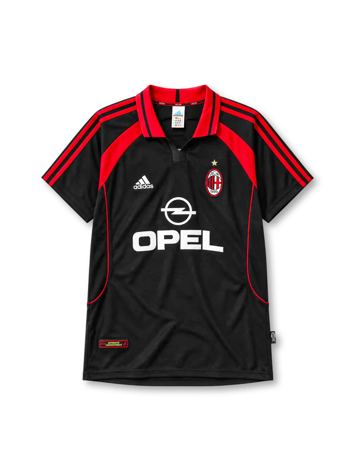 AC Milan 2000/01 third football jersey by Adidas with Opel sponsor logo