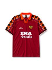 AS Roma 1998/99 home football jersey by Diadora with INA Assitalia sponsor logo
