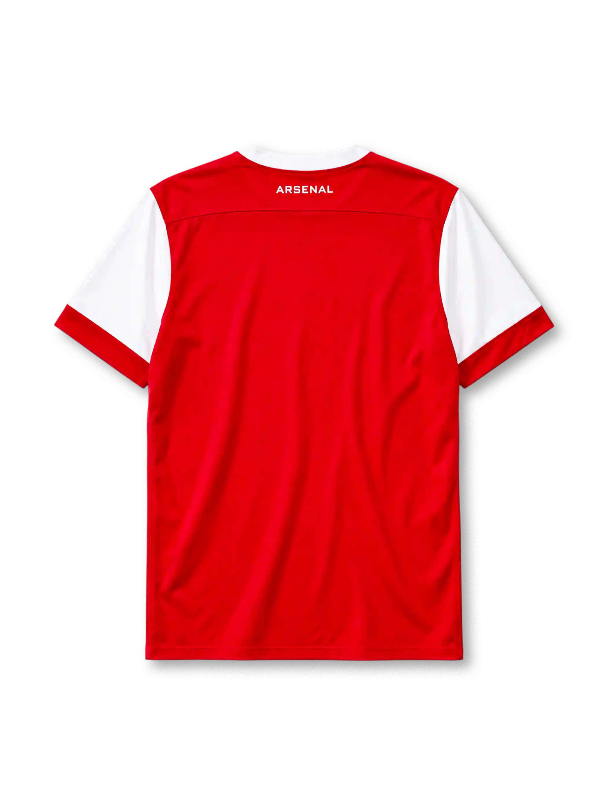 Arsenal 2010-11 home jersey Nike front view red white sleeves